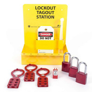 Zing 2723 Mini Lockout Station With Aluminum Padlocks - Stocked-1