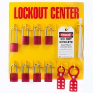 Zing 2727 Lockout Tagout Station 8 Aluminum Padlock-1