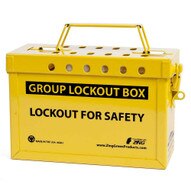 Zing 6061Y Group Lockout Box (yellow)-1