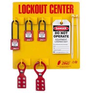 Zing 7113 Lockout Tagout Station 3 Padlock Stocked-2