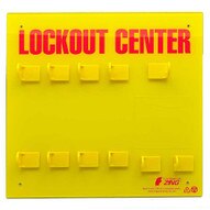 Zing 7114E Lockout Station 8 Padlock Unfilled-1