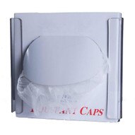 Zing 7305 Eco Bouffant Cap Dispenser Single Box Clear Plastic 9hx10wx4d-1
