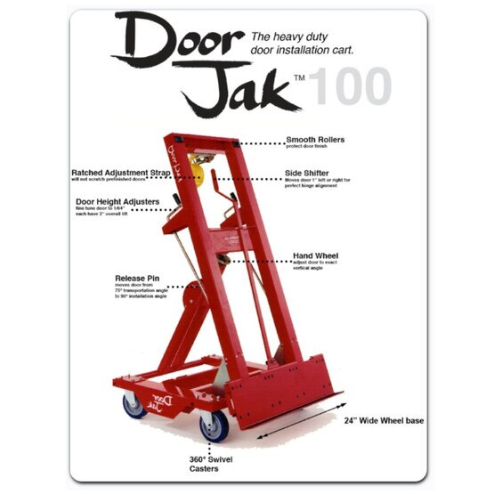 DoorJak 100 Heavy Duty, Portable Door Installation Jacks