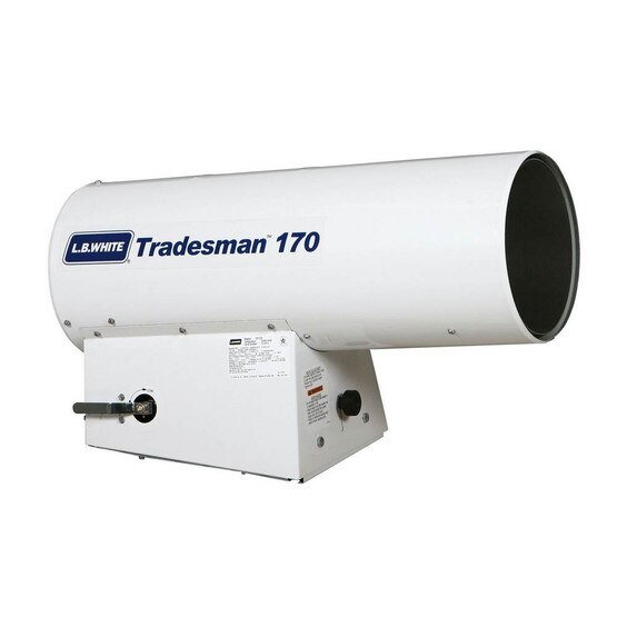 Lb White Tradesman 170N 125000-170000 Btuh Ng Portable Forced Air Heater-1