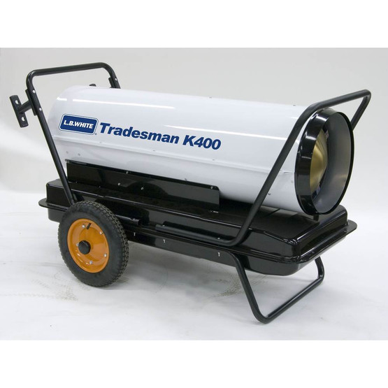 LB White Tradesman K400 400000 Btuh Kerosene # 1 Or # 2 Fuel Oil Forced Air Heater-1